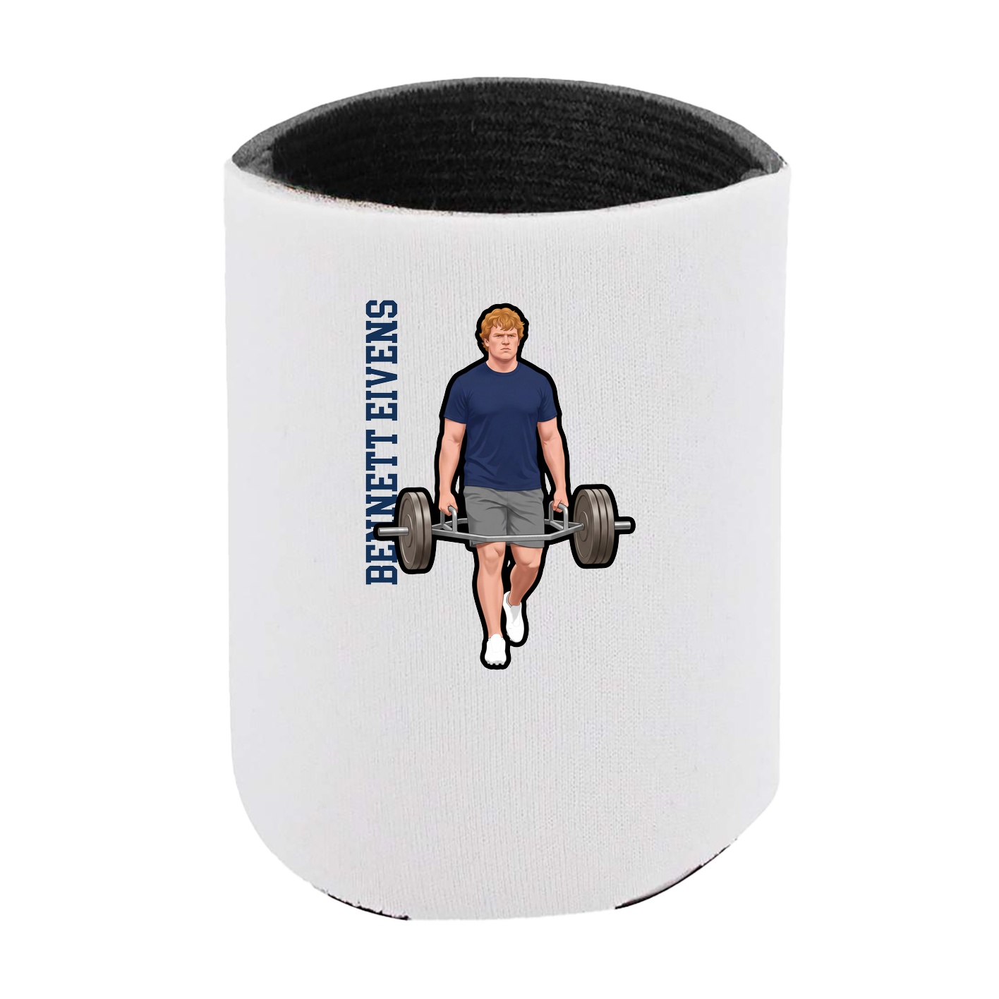 Can Holder — Name Vertical in White