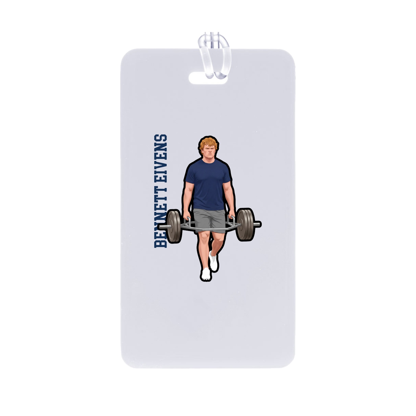 Bag Tag — Name Vertical in Classic