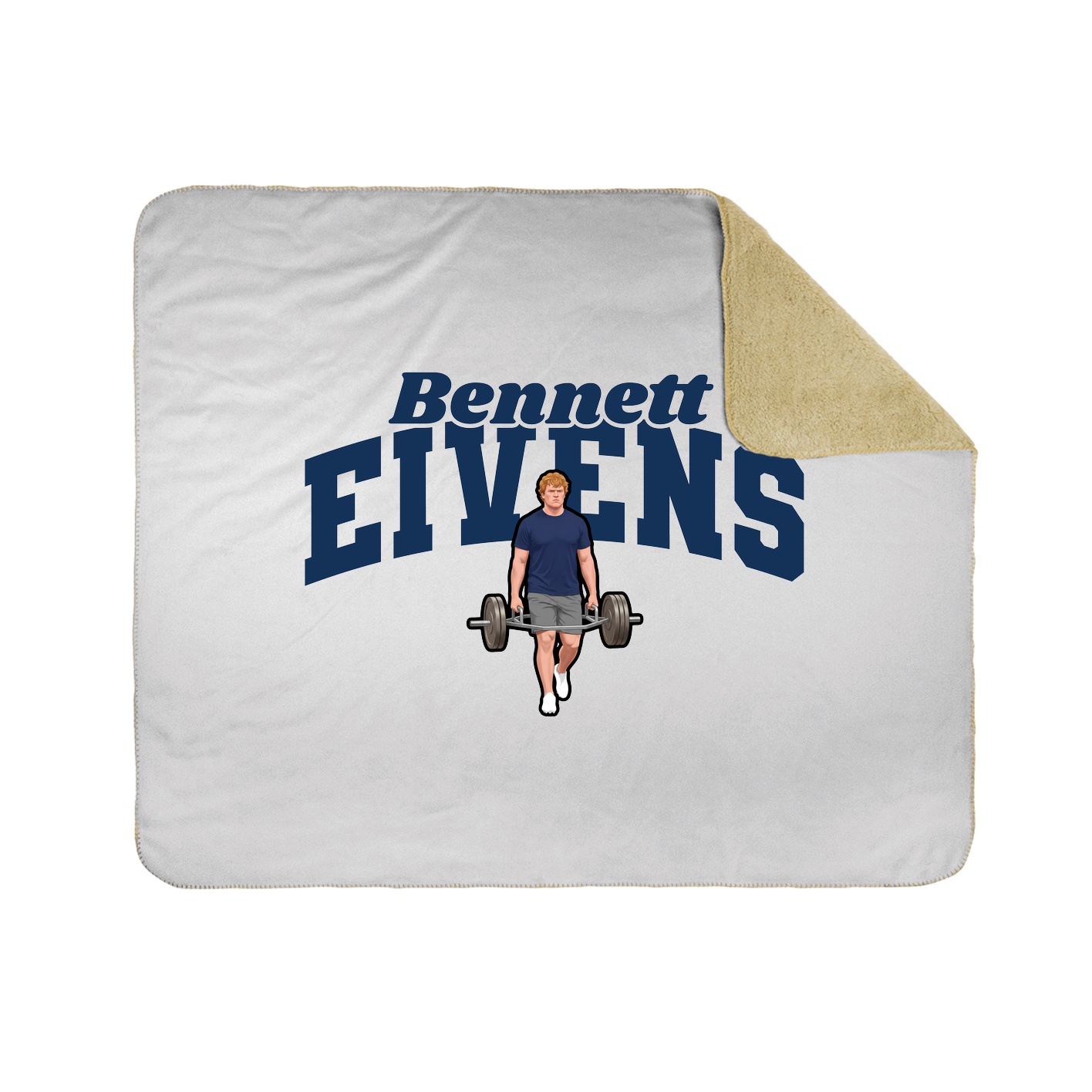 Throw Blanket — Signature Arch in White