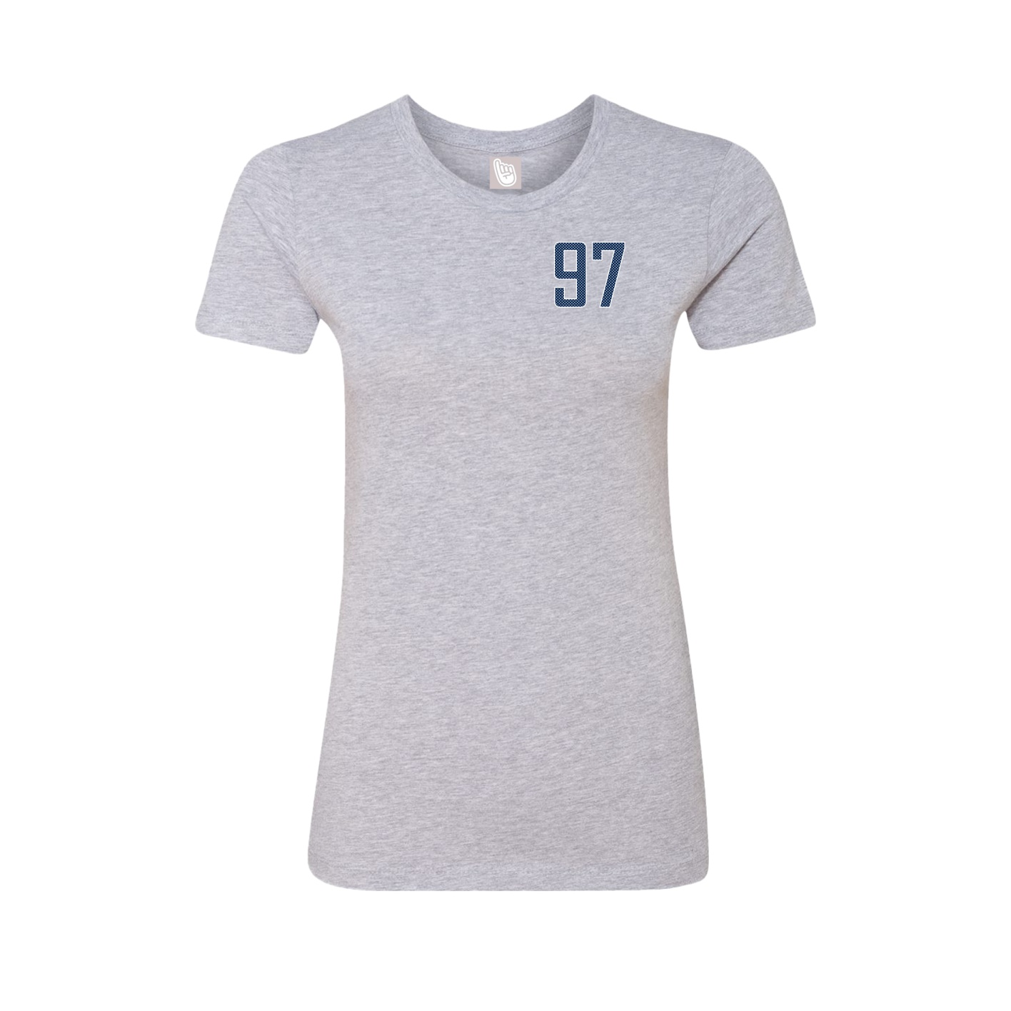 Fitted Women's Tee — Front Shirsy in Grey