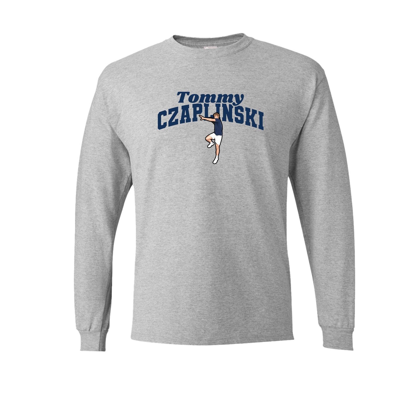 Long Sleeve Tee — Signature Arch in Grey