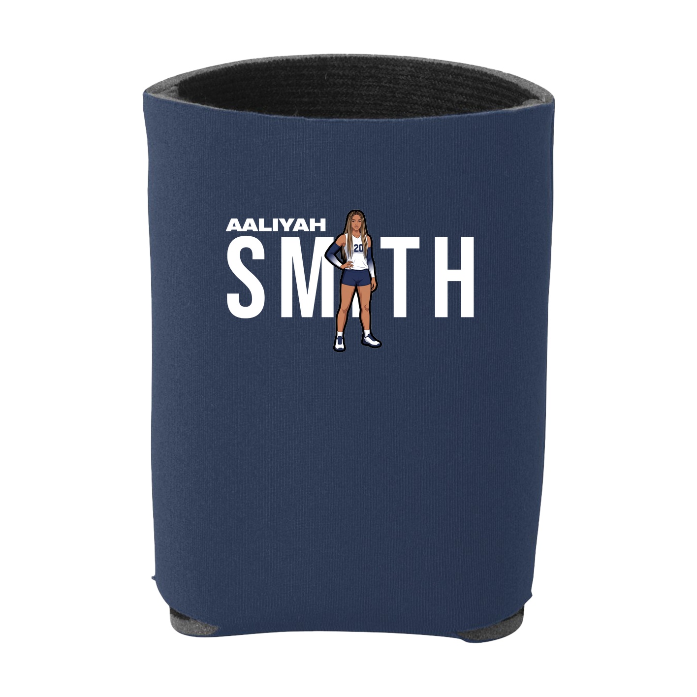 Can Holder — Player Name in Navy