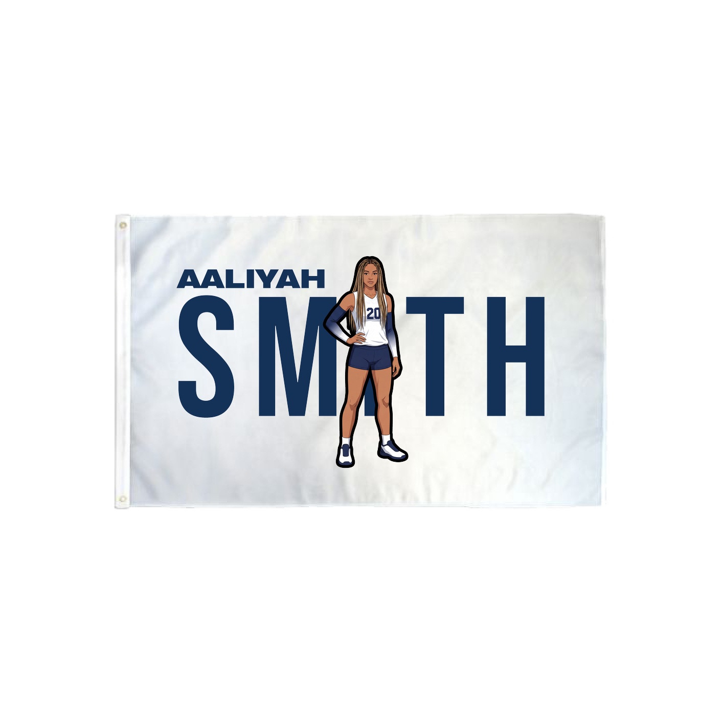 3x5 Flag — Player Name in Classic
