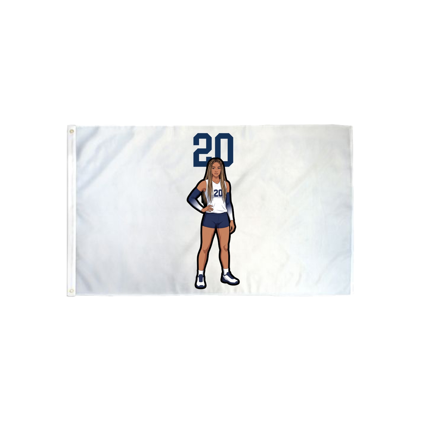 3x5 Flag — Number Top in Classic