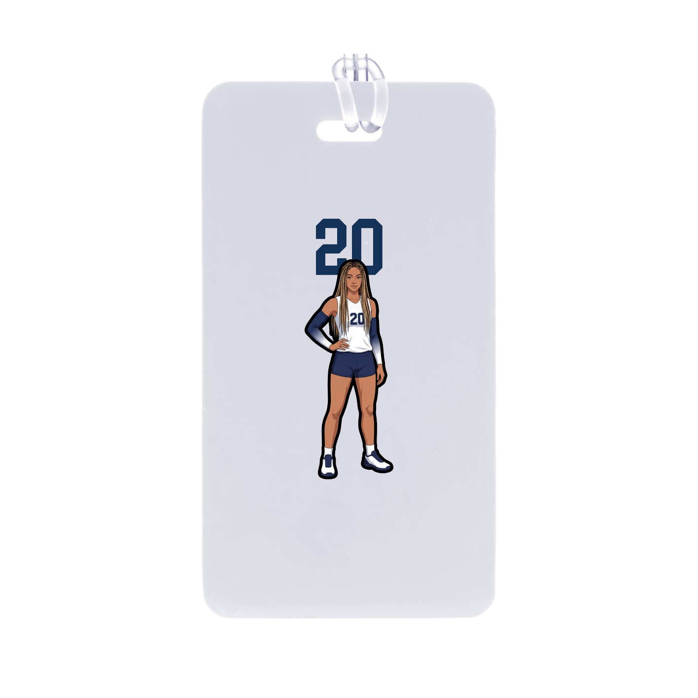 Bag Tag — Number Top in Classic