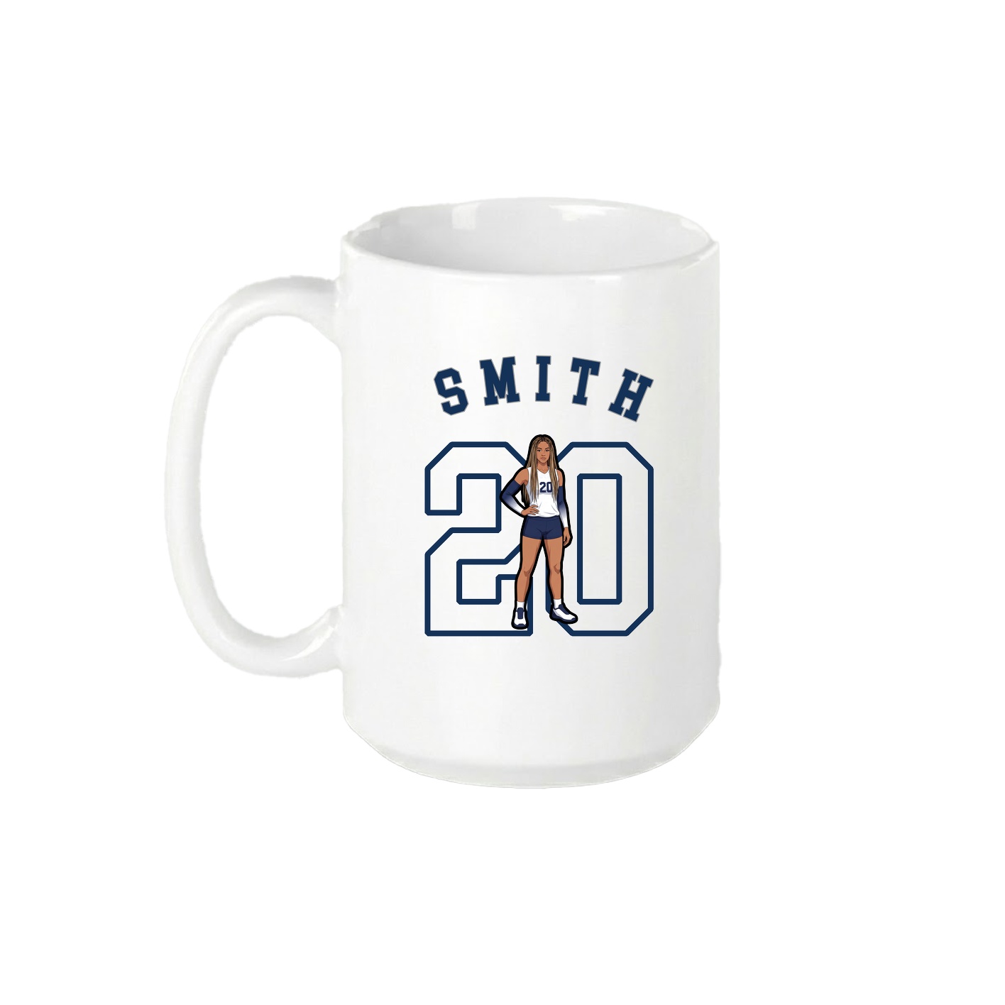 15oz Coffee Mug — Shirsey Arch in White