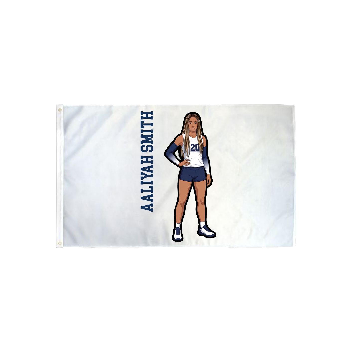 3x5 Flag — Name Vertical in Classic