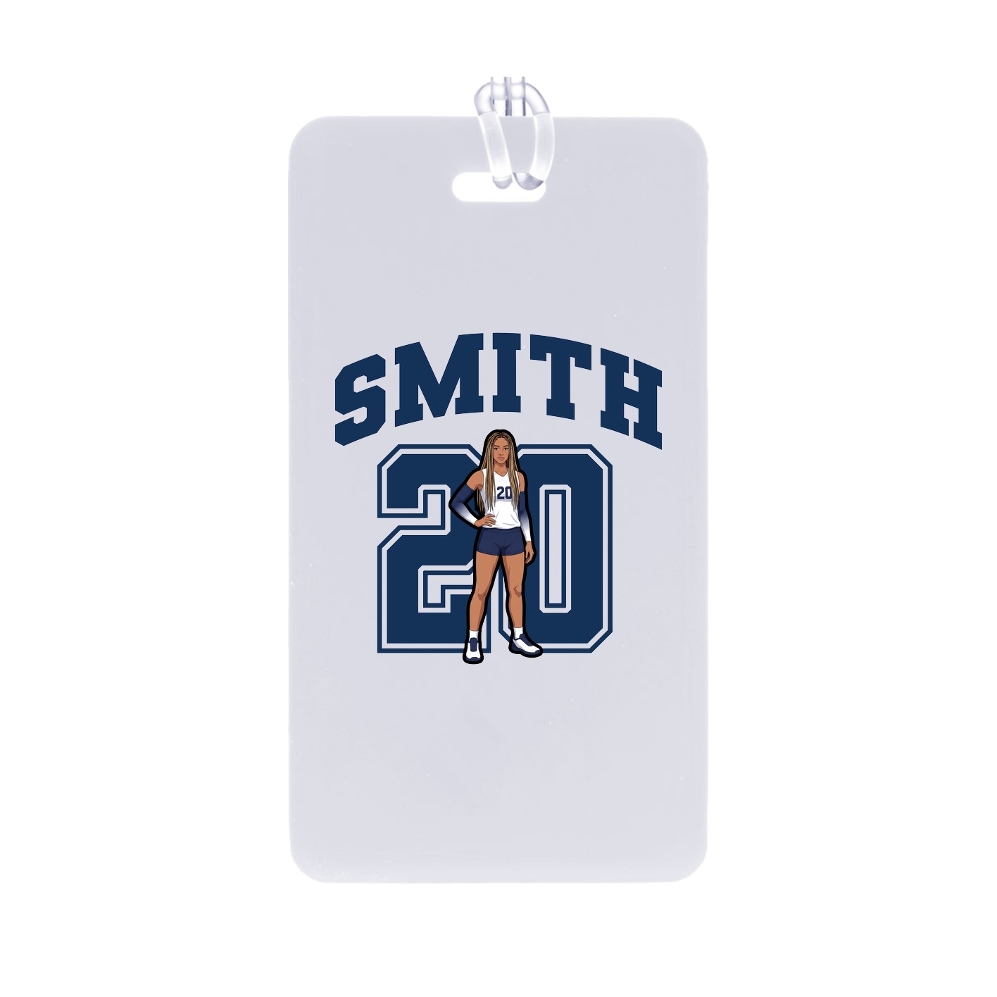 Bag Tag — Number in Classic