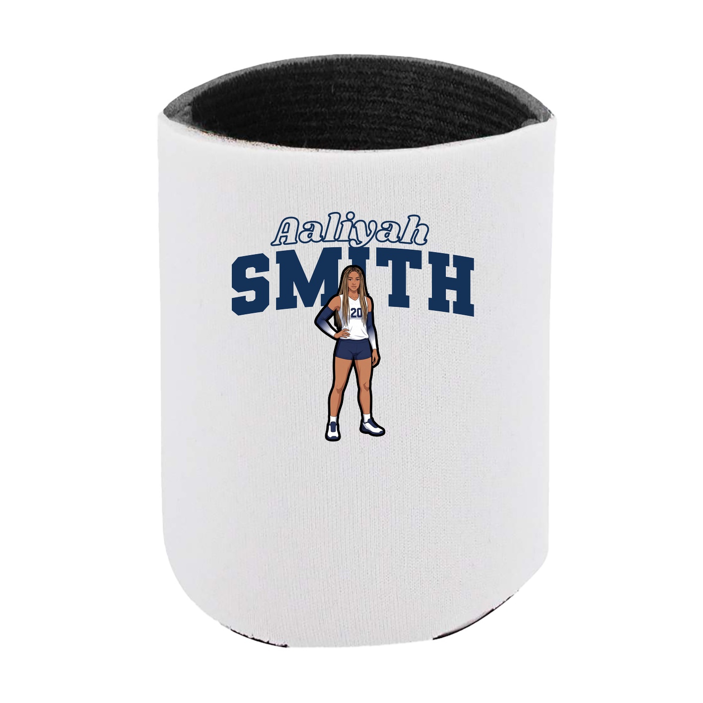 Can Holder — Name Arch in White