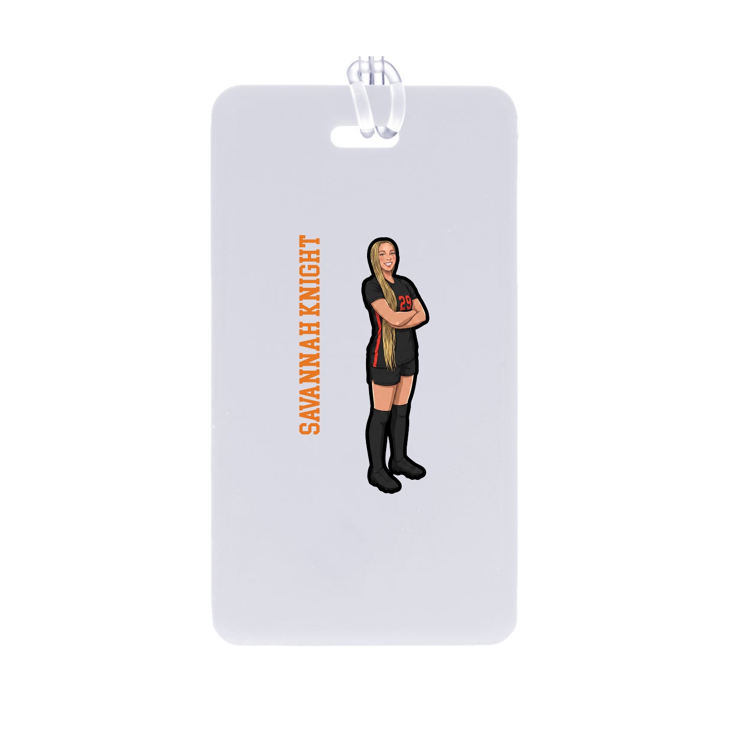 Bag Tag — Name Vertical in Classic