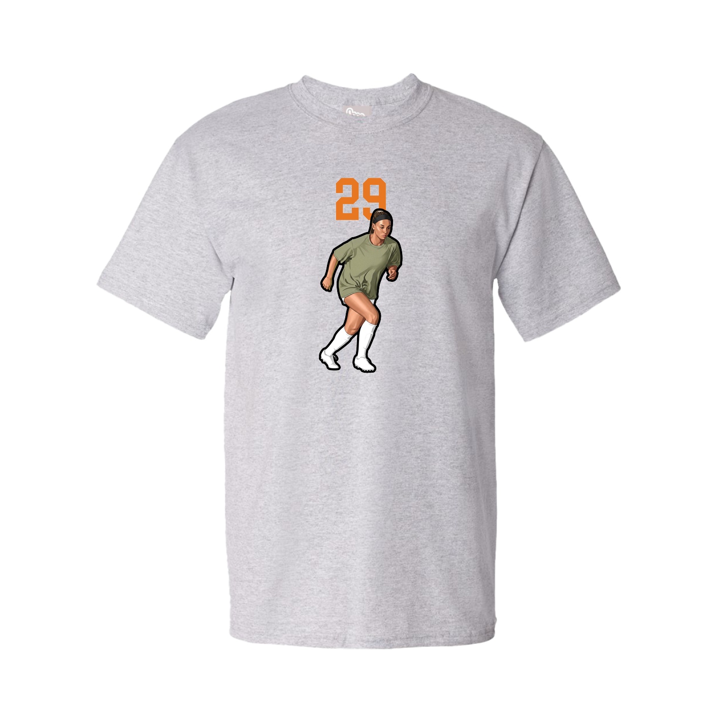 Tee — Number Top in Grey