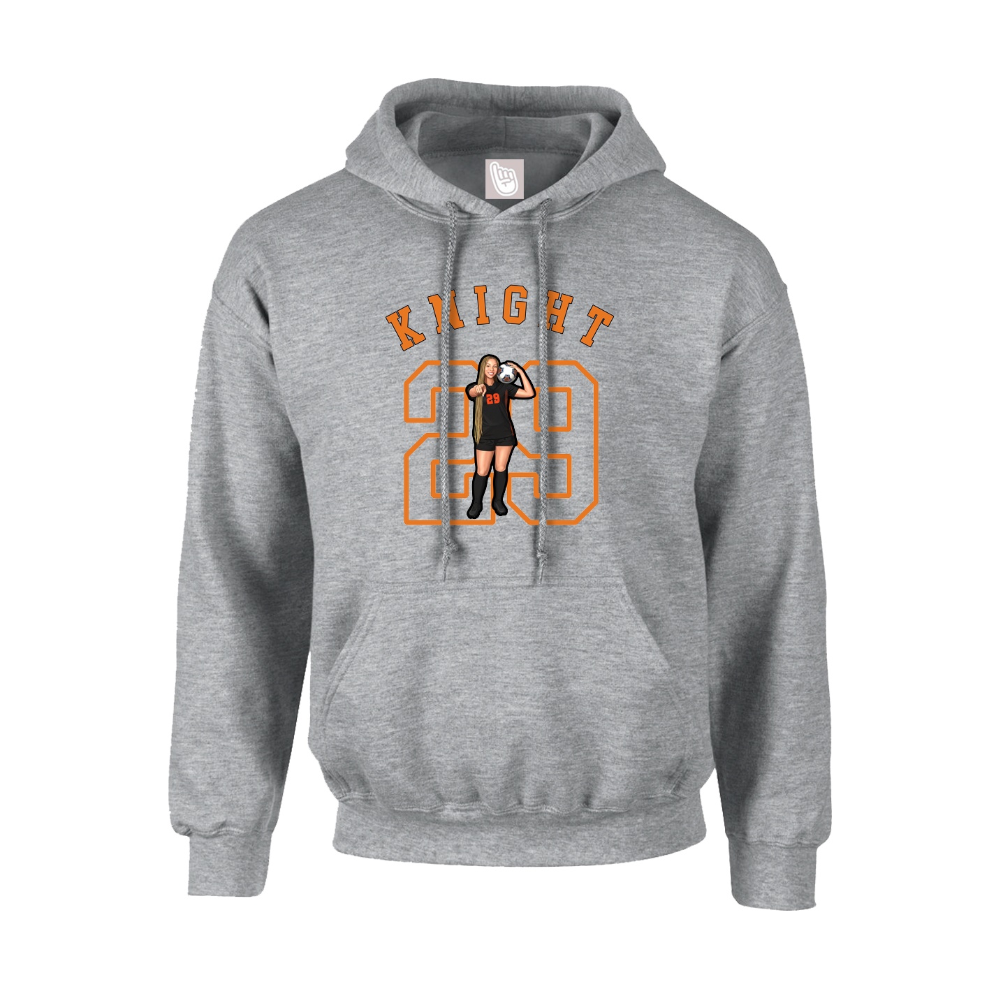 Hoodie — Shirsey Arch in Grey