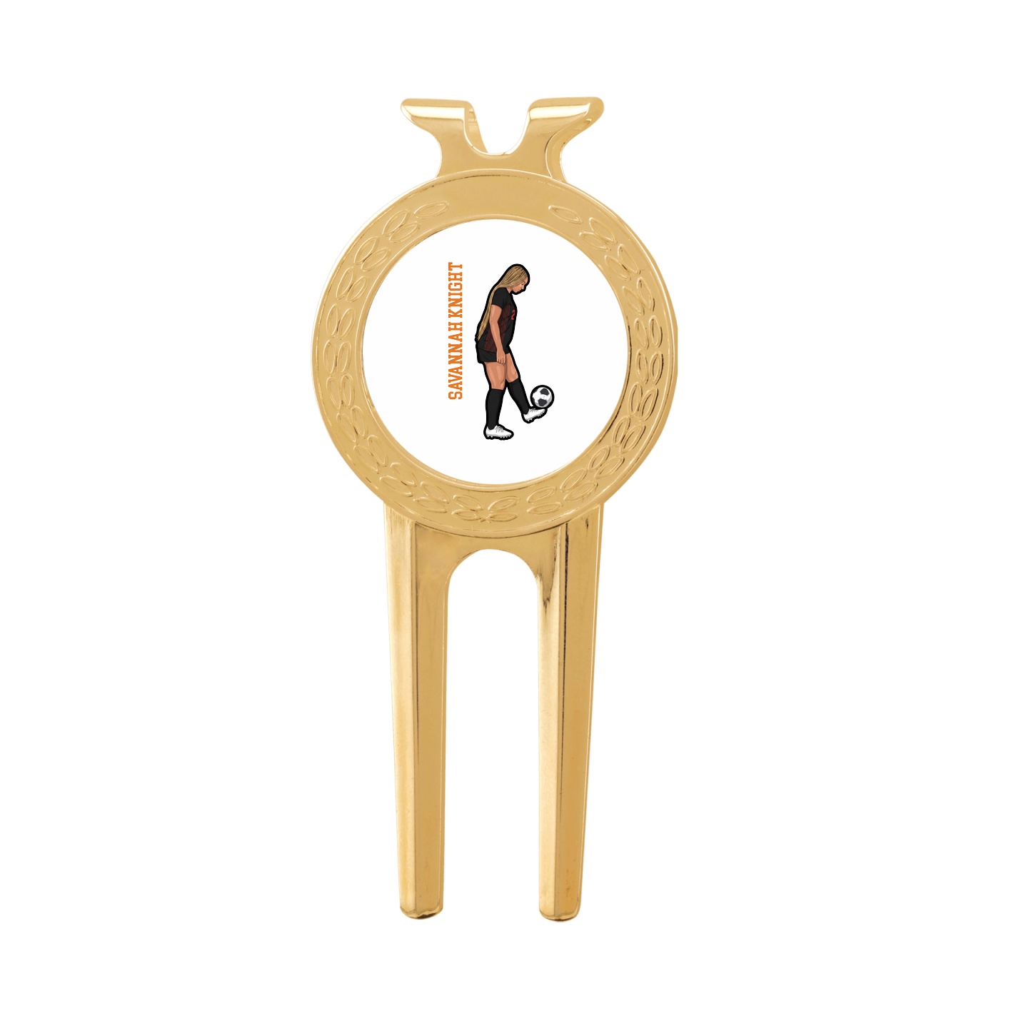 Divot Tool with Ball Marker — Name Vertical in Classic