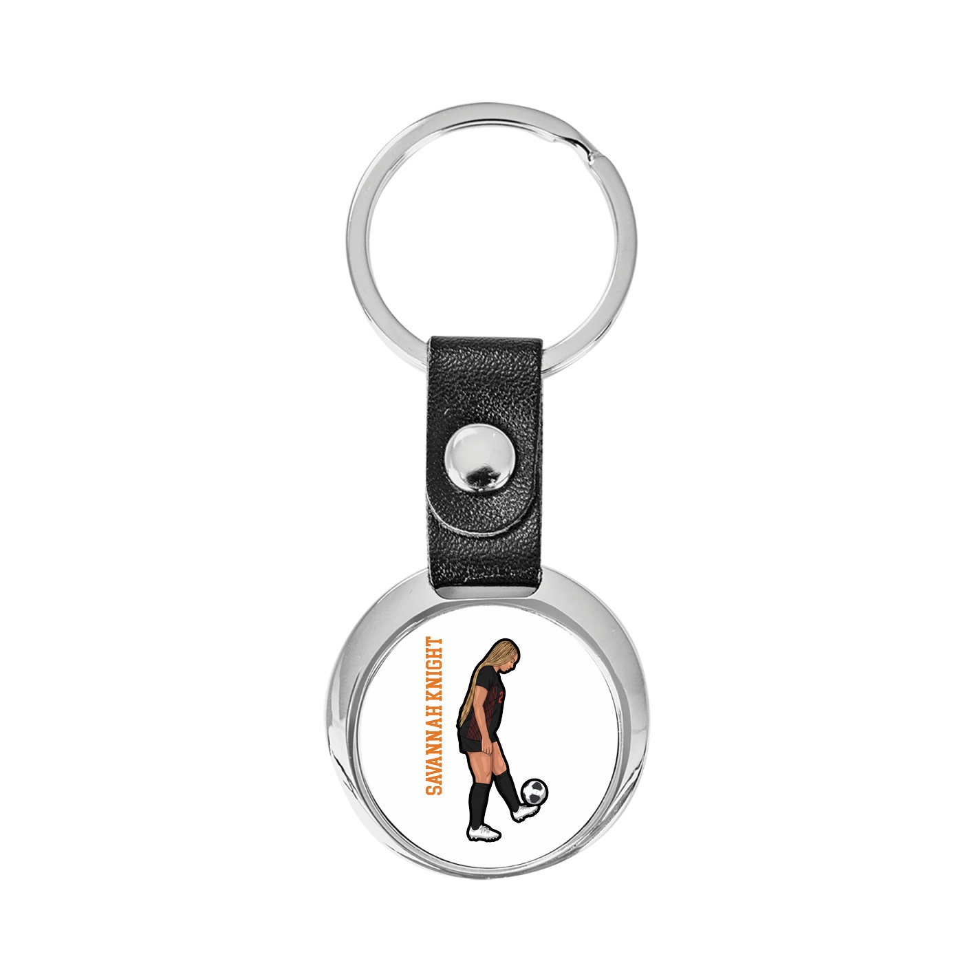Key Chain — Name Vertical in Classic