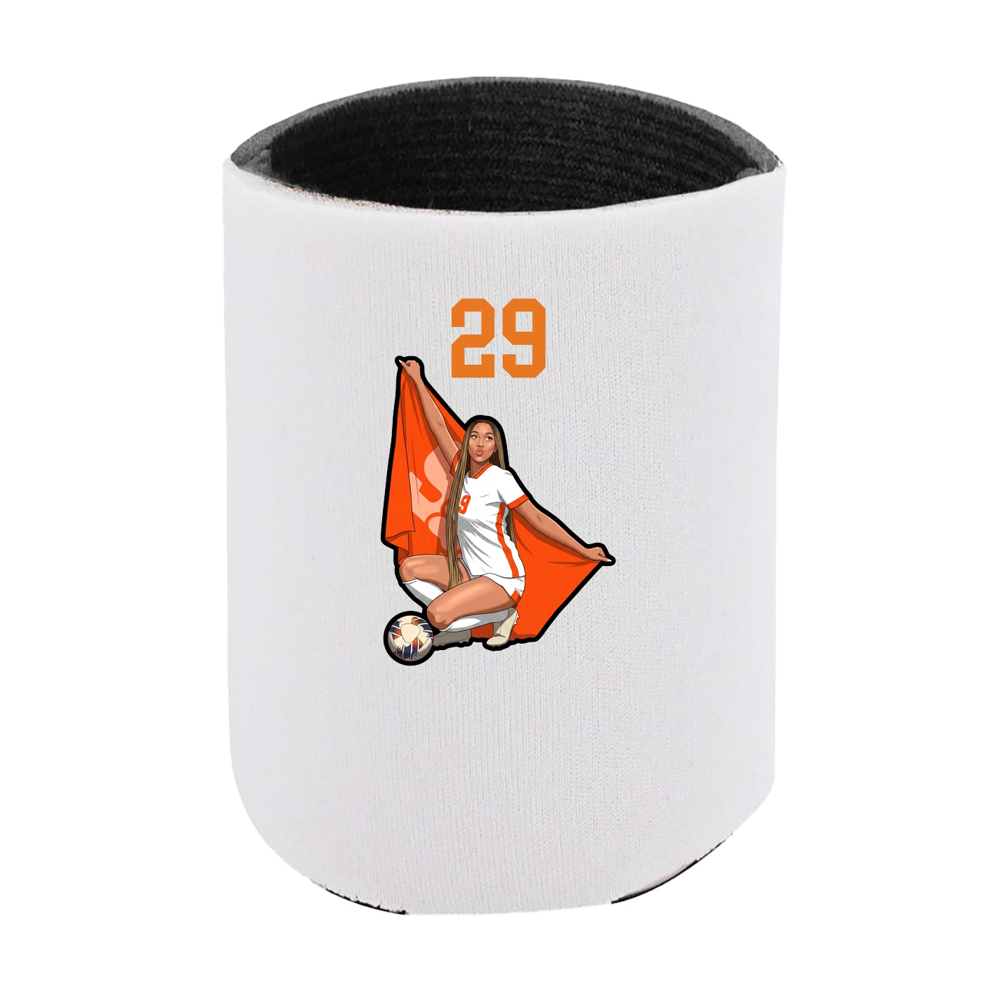 Can Holder — Number Top in White