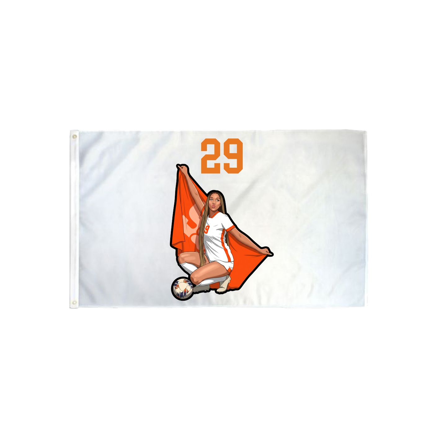 3x5 Flag — Number Top in Classic