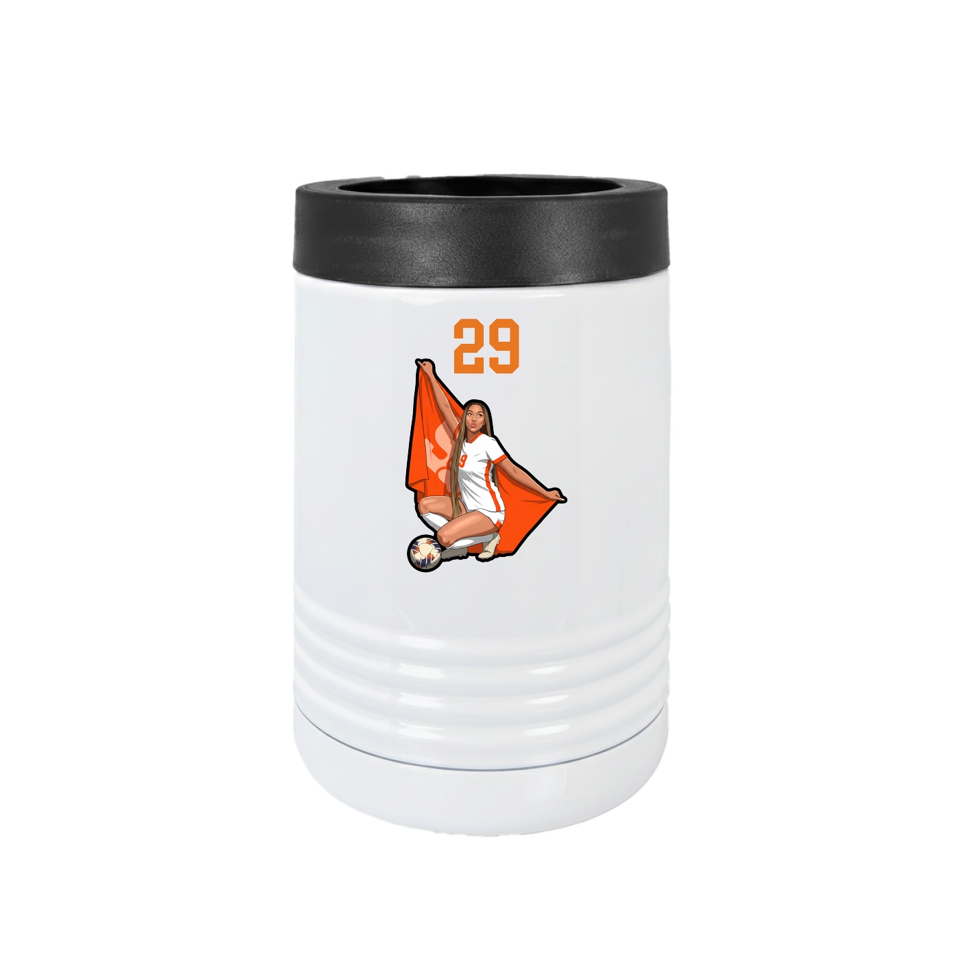 Beverage Holder — Number Top in White