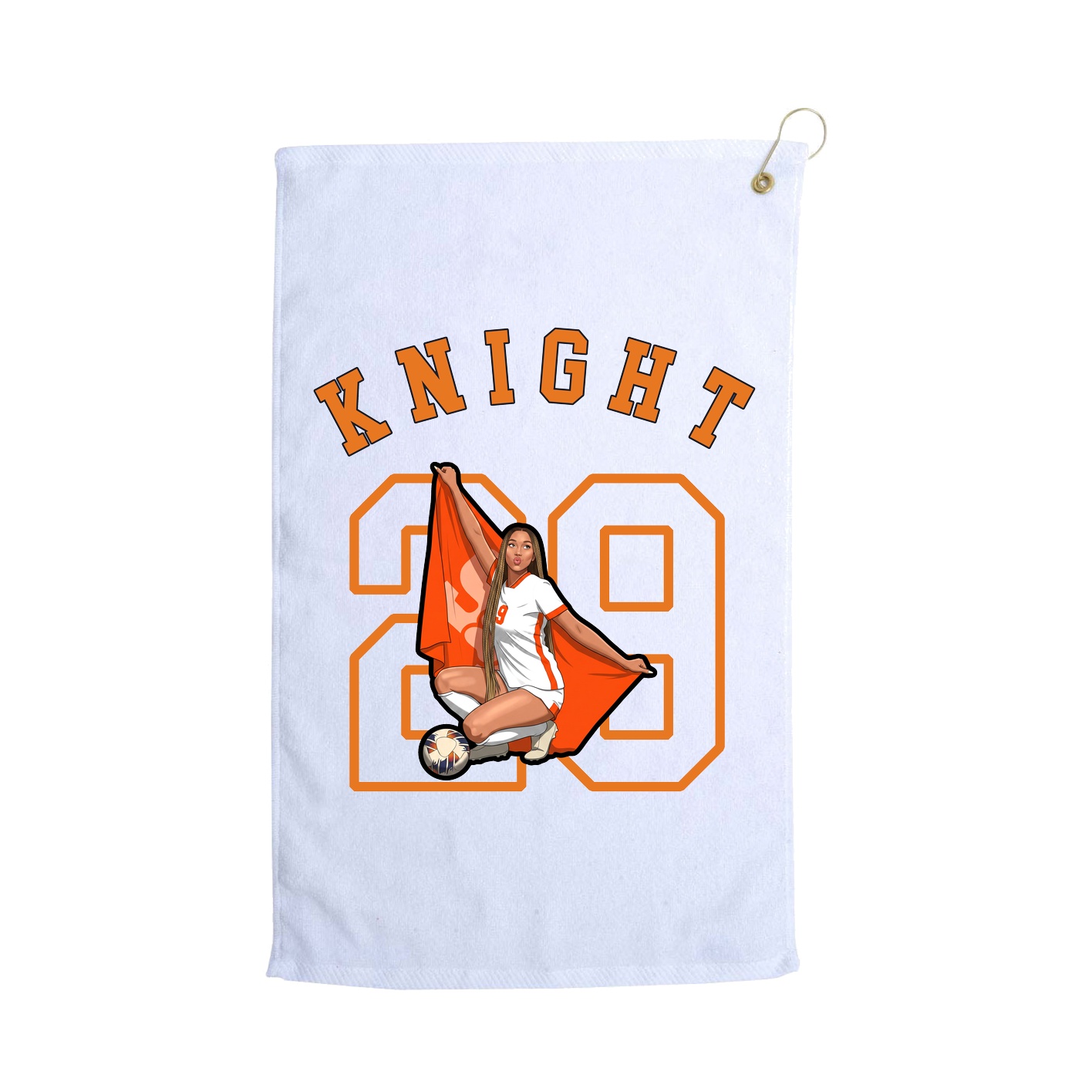 Golf Towel — Shirsey Arch in White