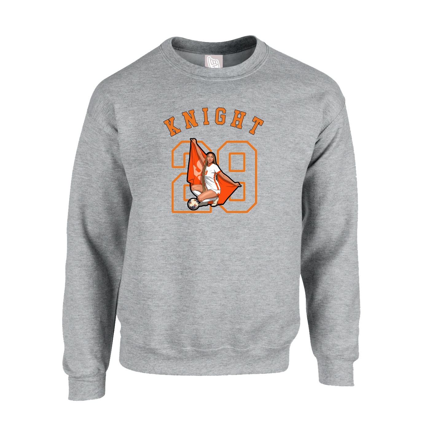 Fleece Crew — Shirsey Arch in Grey