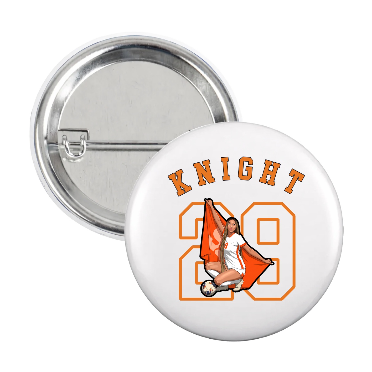 Game Day Button — Shirsey Arch in White