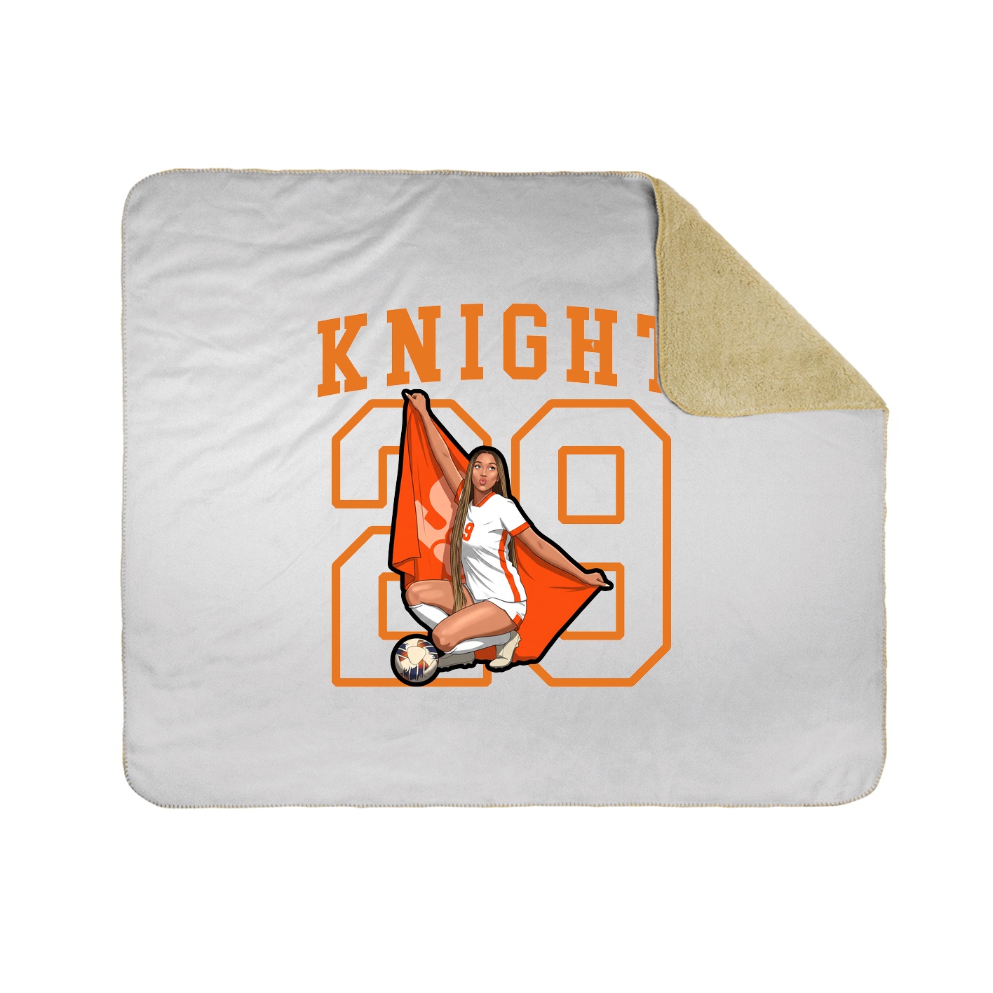 Throw Blanket — Shirsey in White