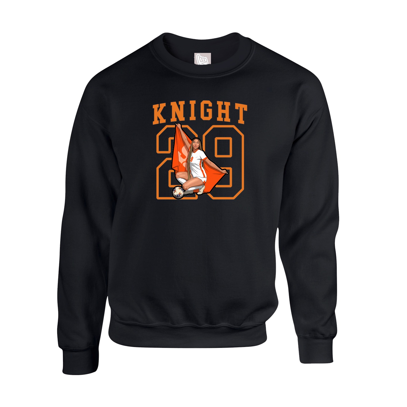 Fleece Crew — Shirsey in Black