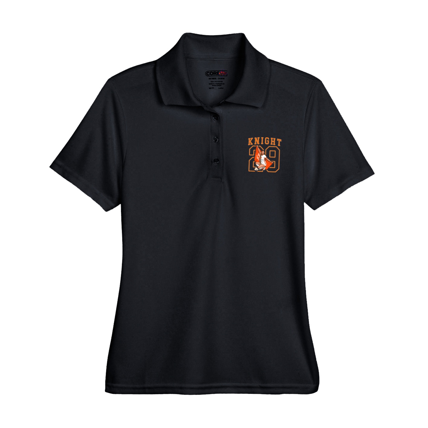 Womens Performance Polo — Shirsey in Black