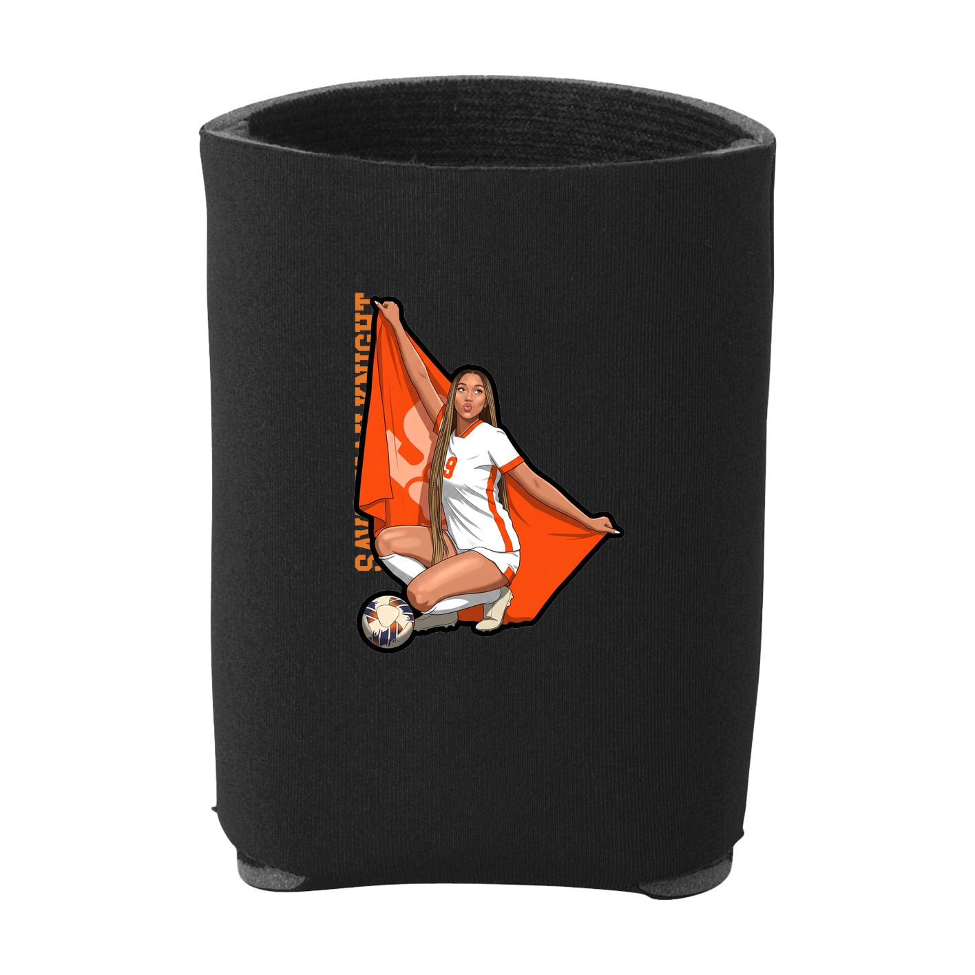 Can Holder — Name Vertical in Black