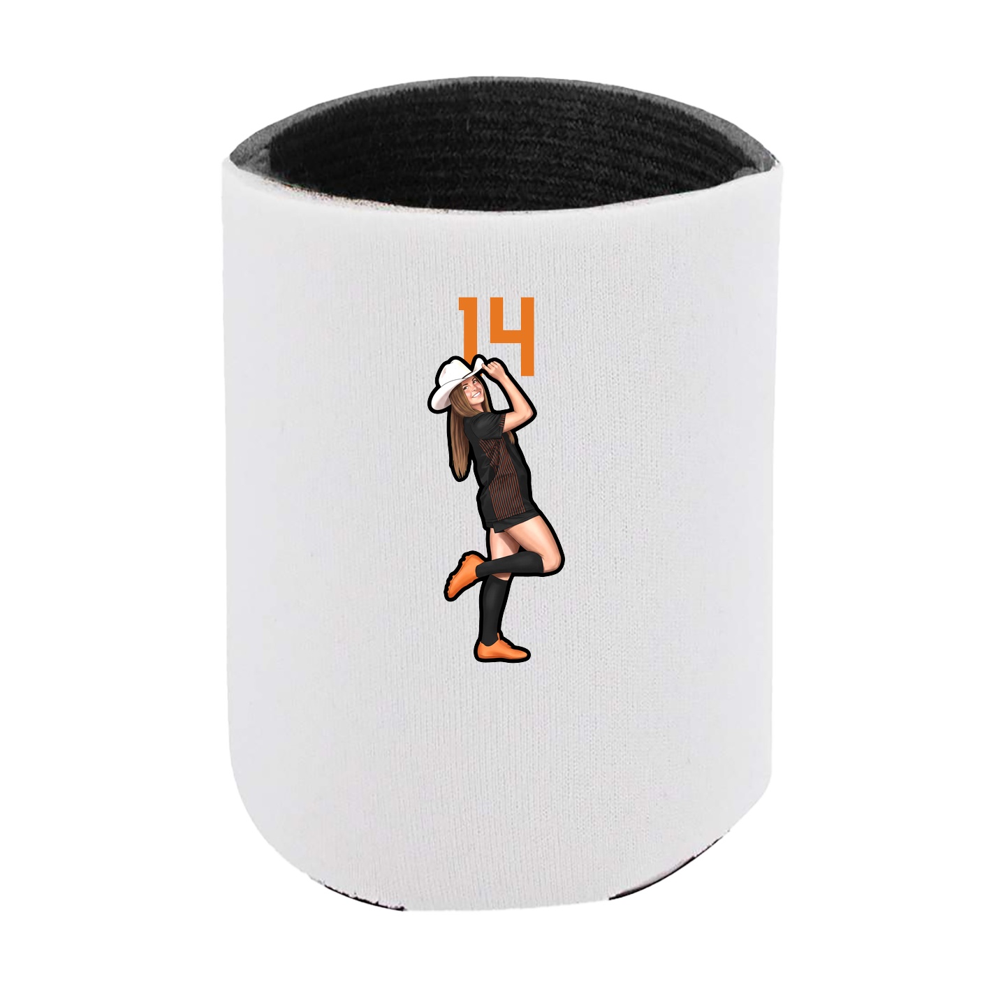 Can Holder — Number Top in White