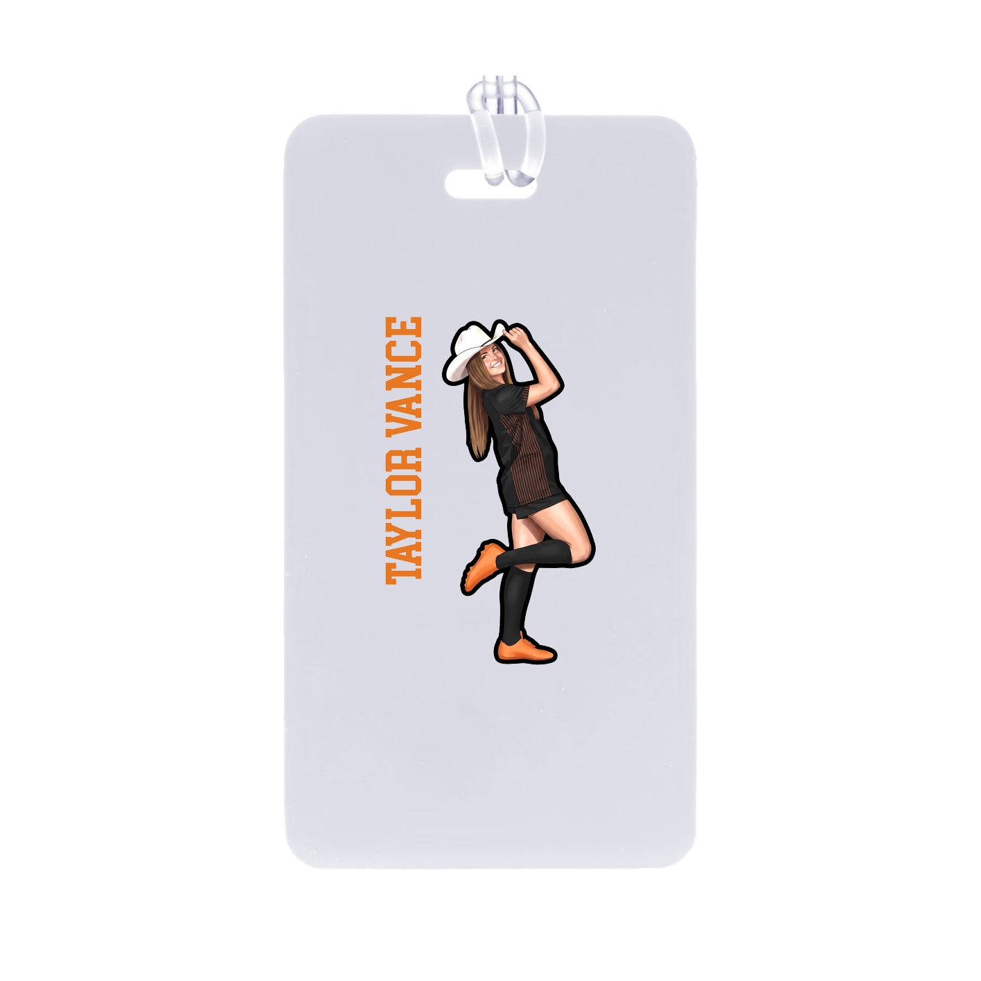 Bag Tag — Name Vertical in Classic