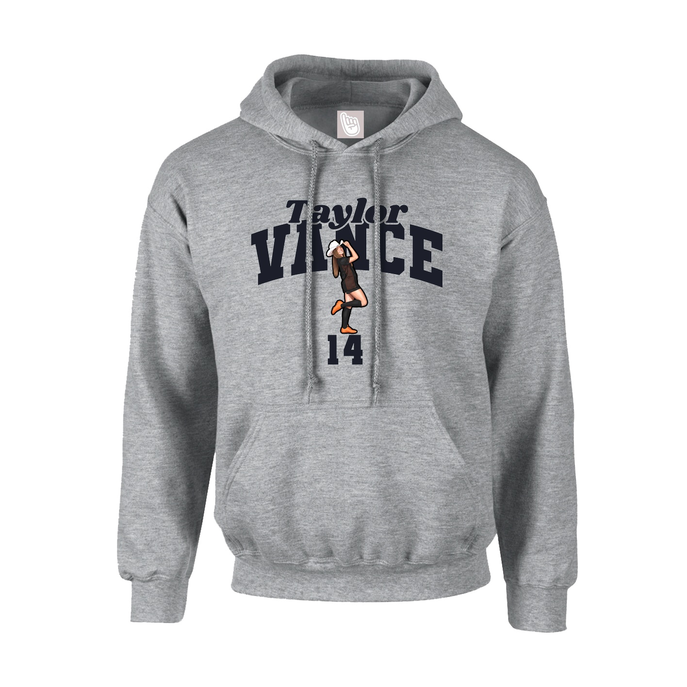 Hoodie — Signature Arch in Grey