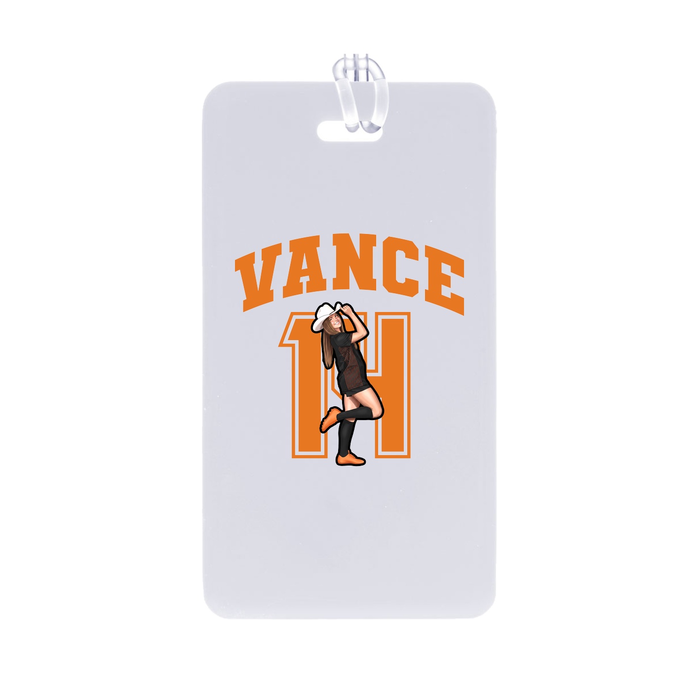 Bag Tag — Number in Classic