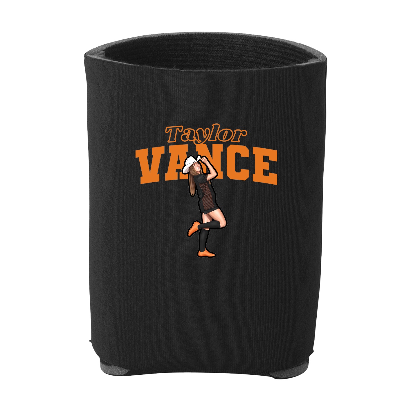 Can Holder — Name Arch in Black