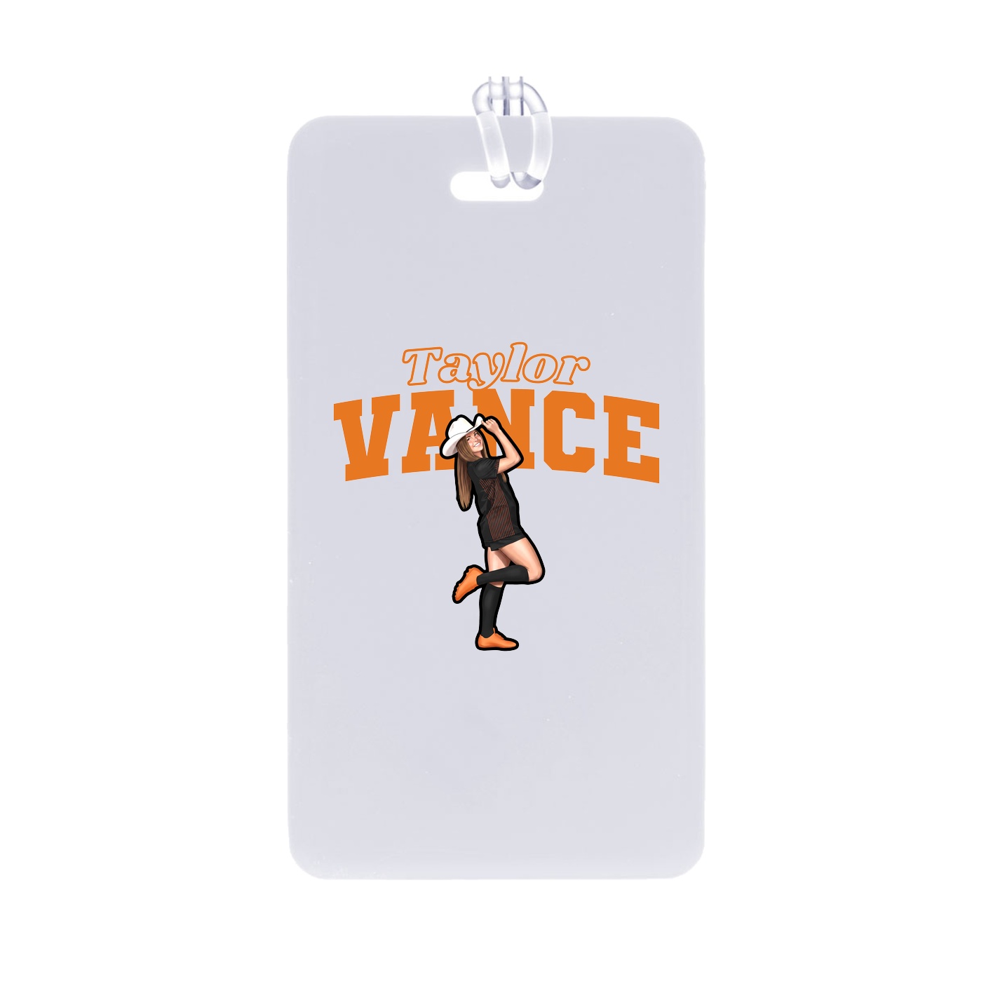 Bag Tag — Name Arch in Classic