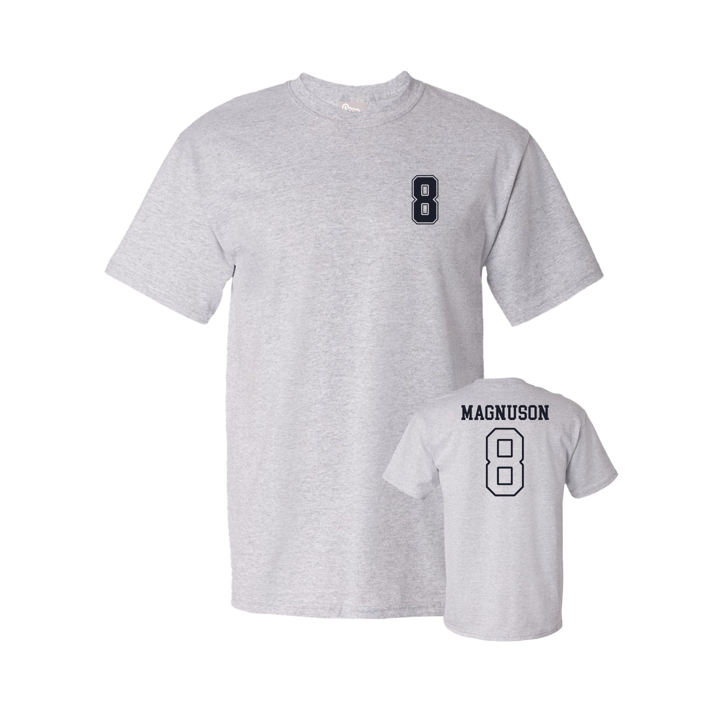 Youth Tee — Chest Back in Grey