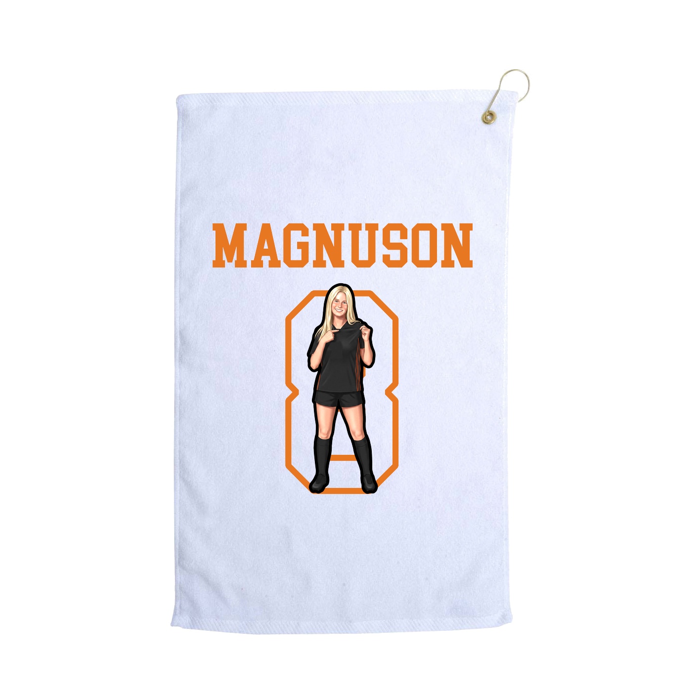 Golf Towel — Shirsey in White