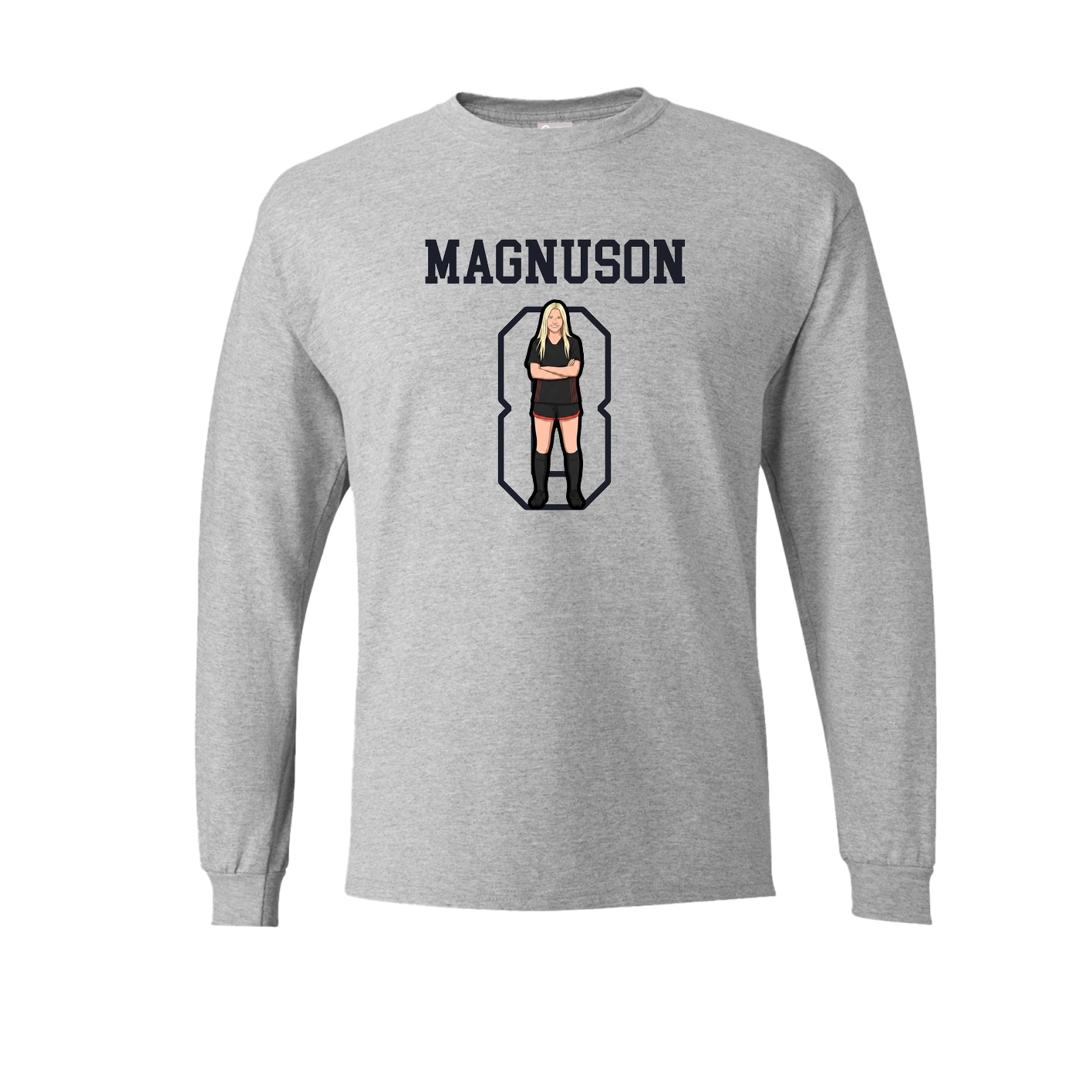 Long Sleeve Tee — Shirsey in Grey