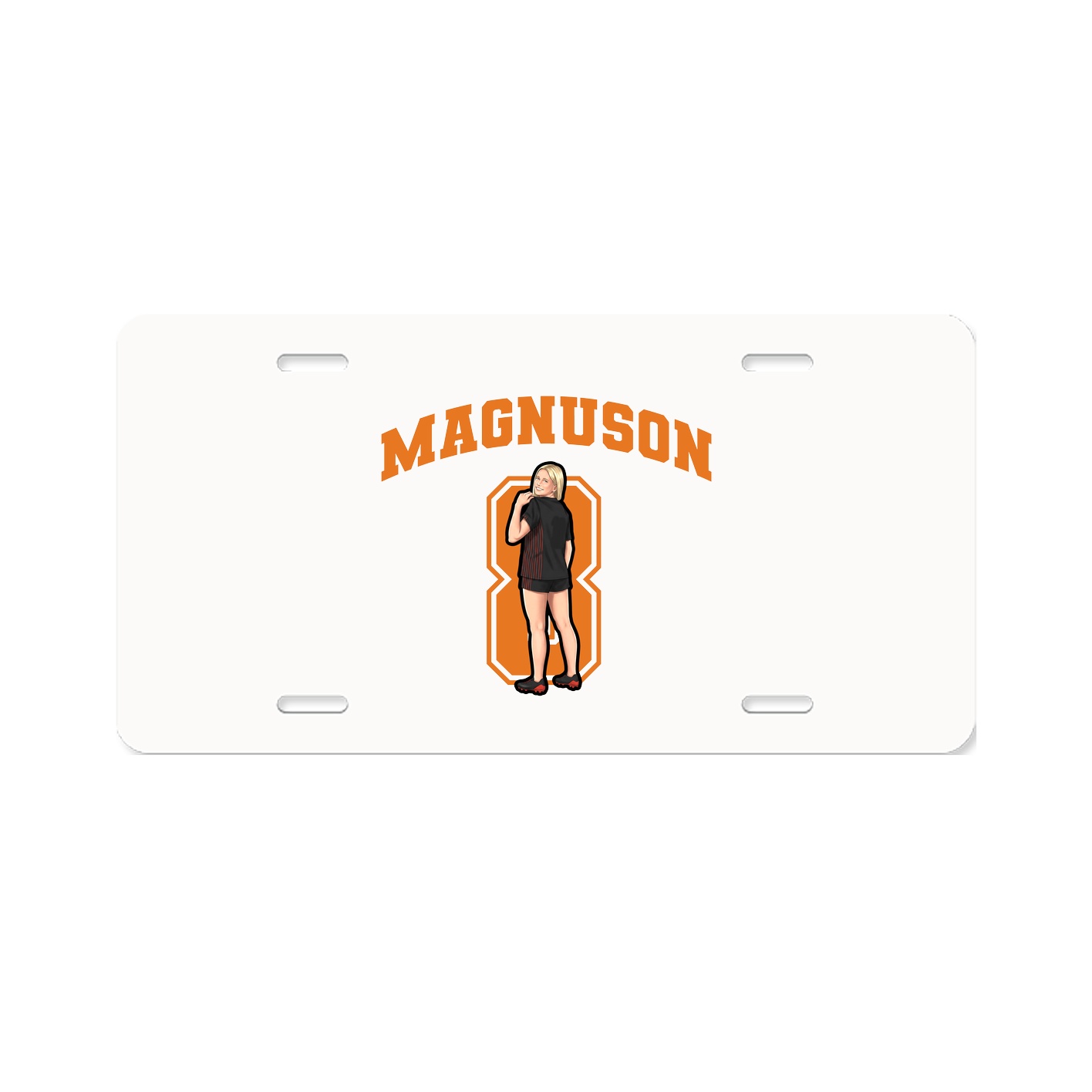 License Plate — Number in Classic