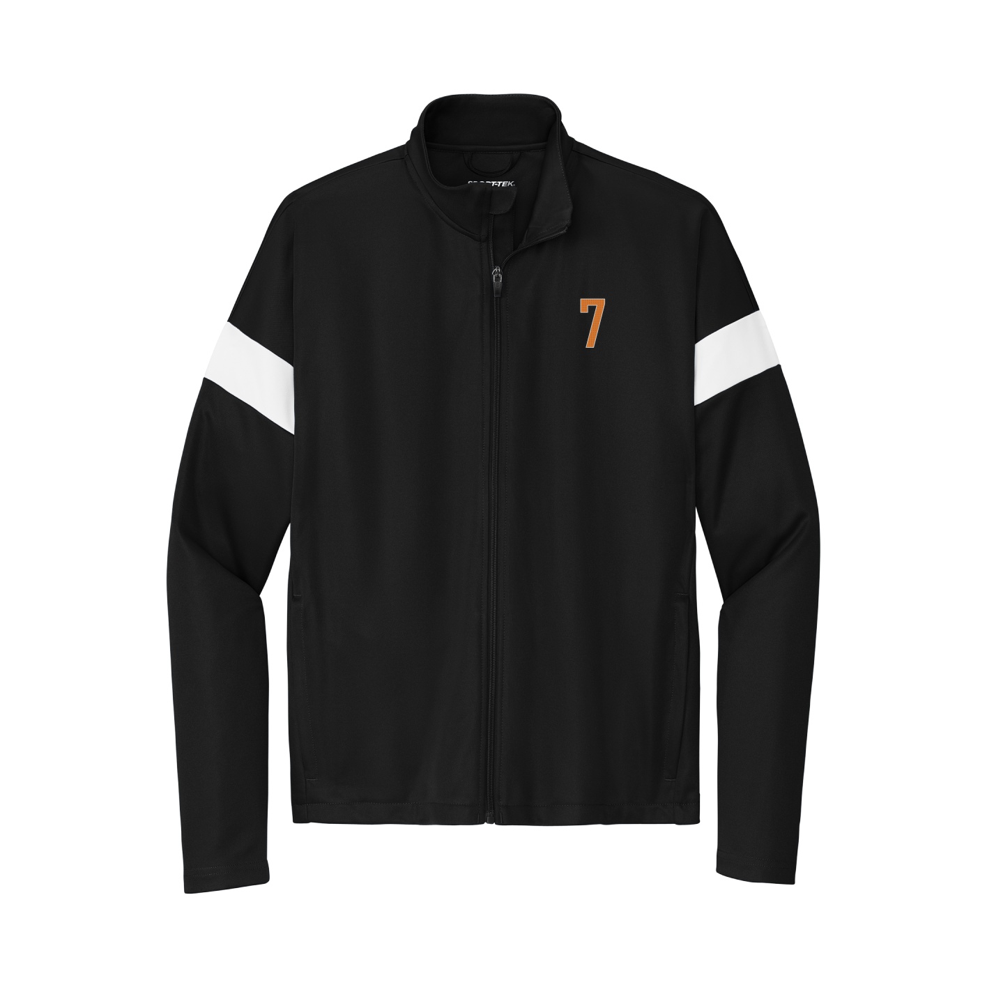 Team Travel Full-Zip Jacket — Front Shirsy in Black/White