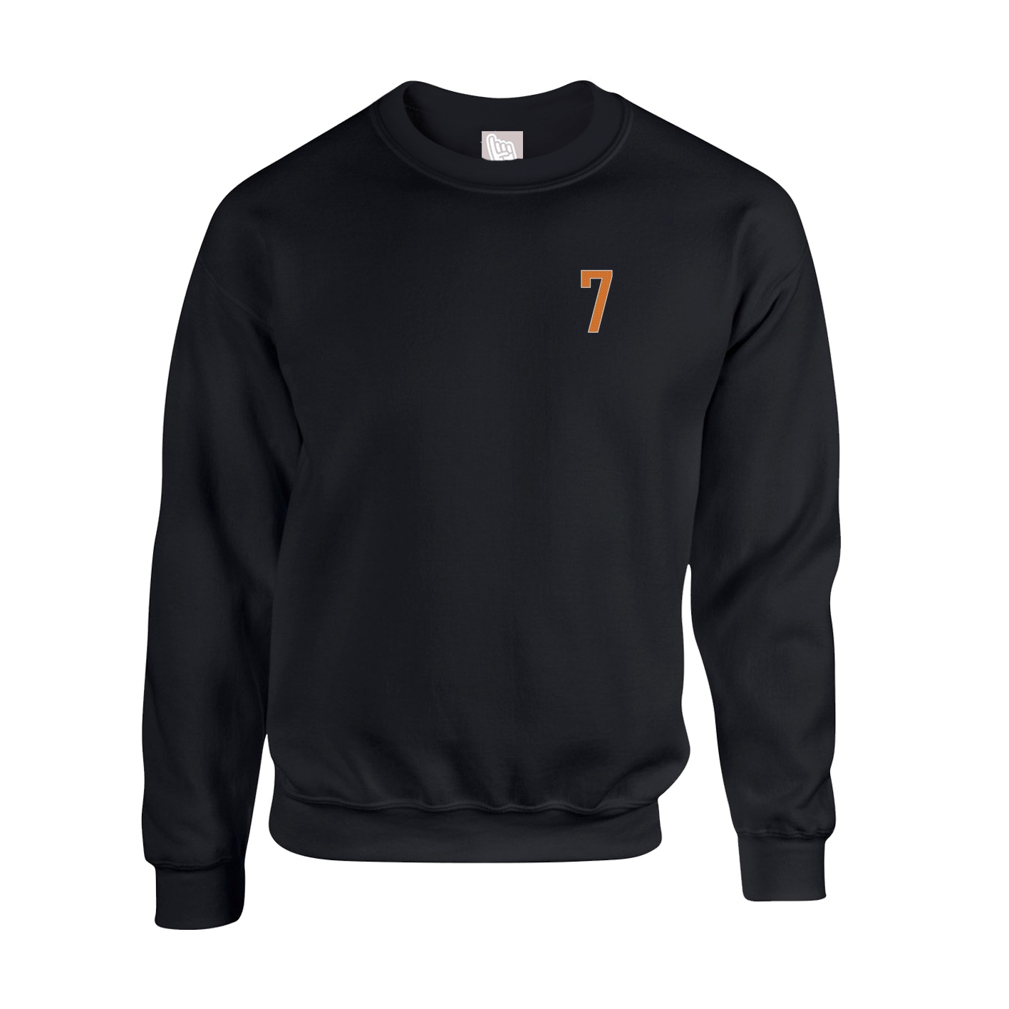 Fleece Crew — Front Shirsy in Black