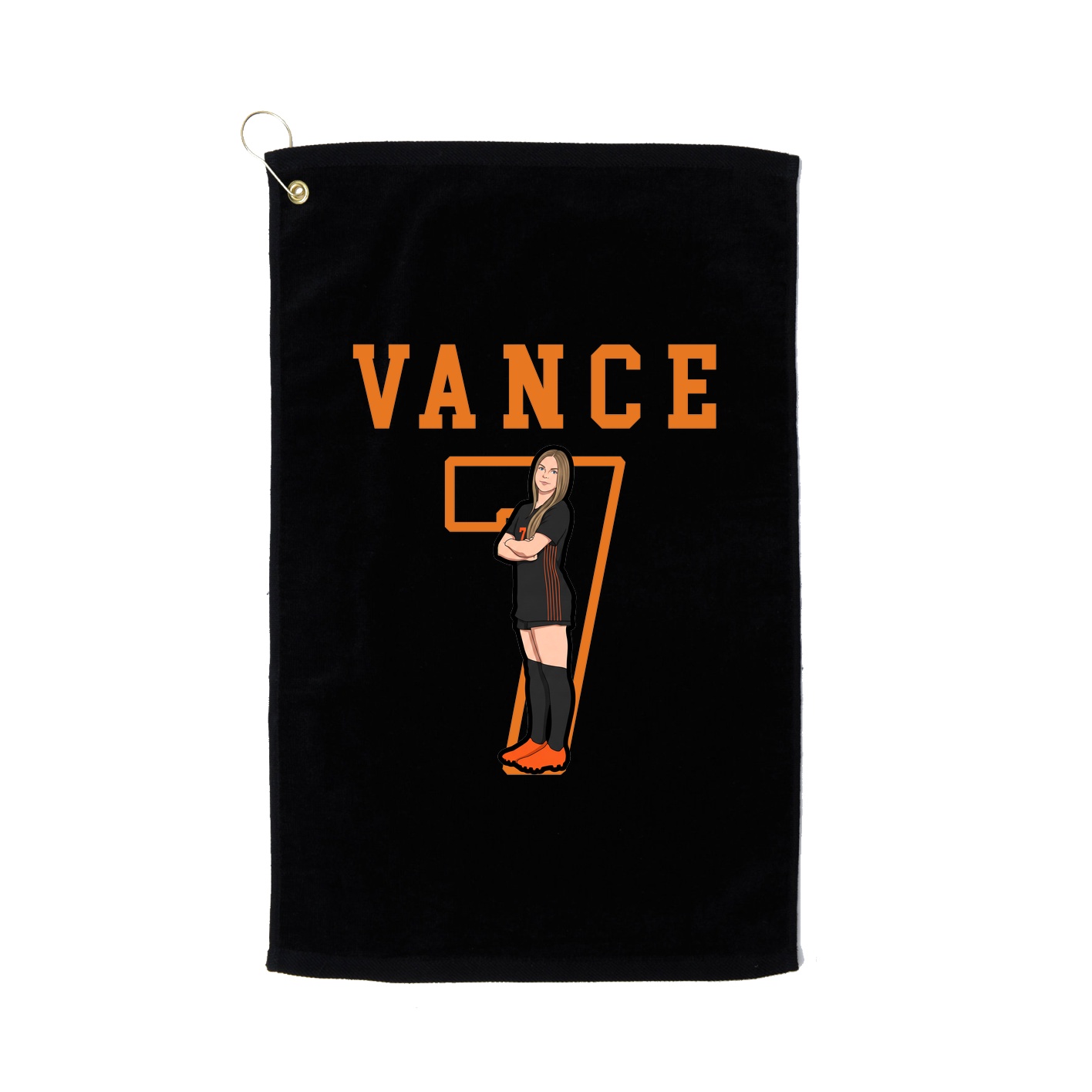 Golf Towel — Shirsey in Black