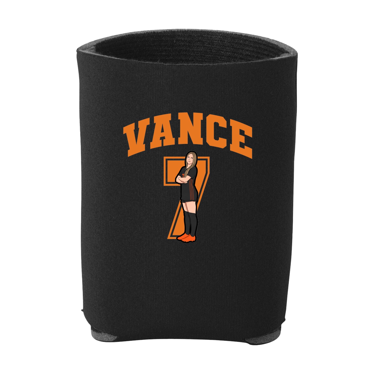 Can Holder — Number in Black