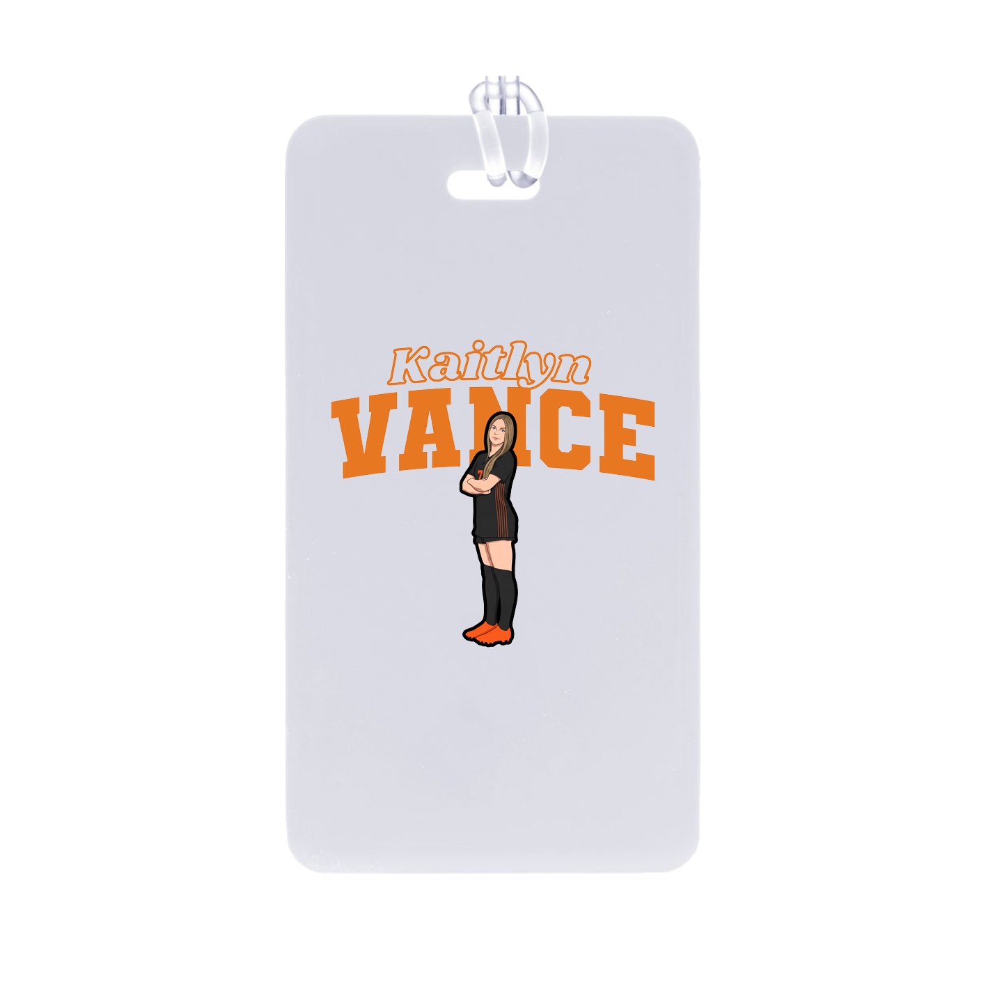 Bag Tag — Name Arch in Classic