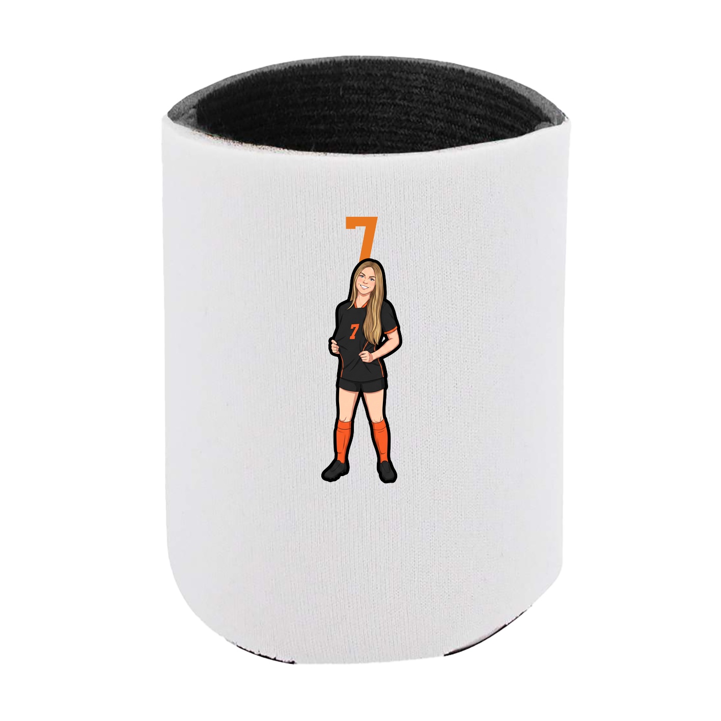 Can Holder — Number Top in White