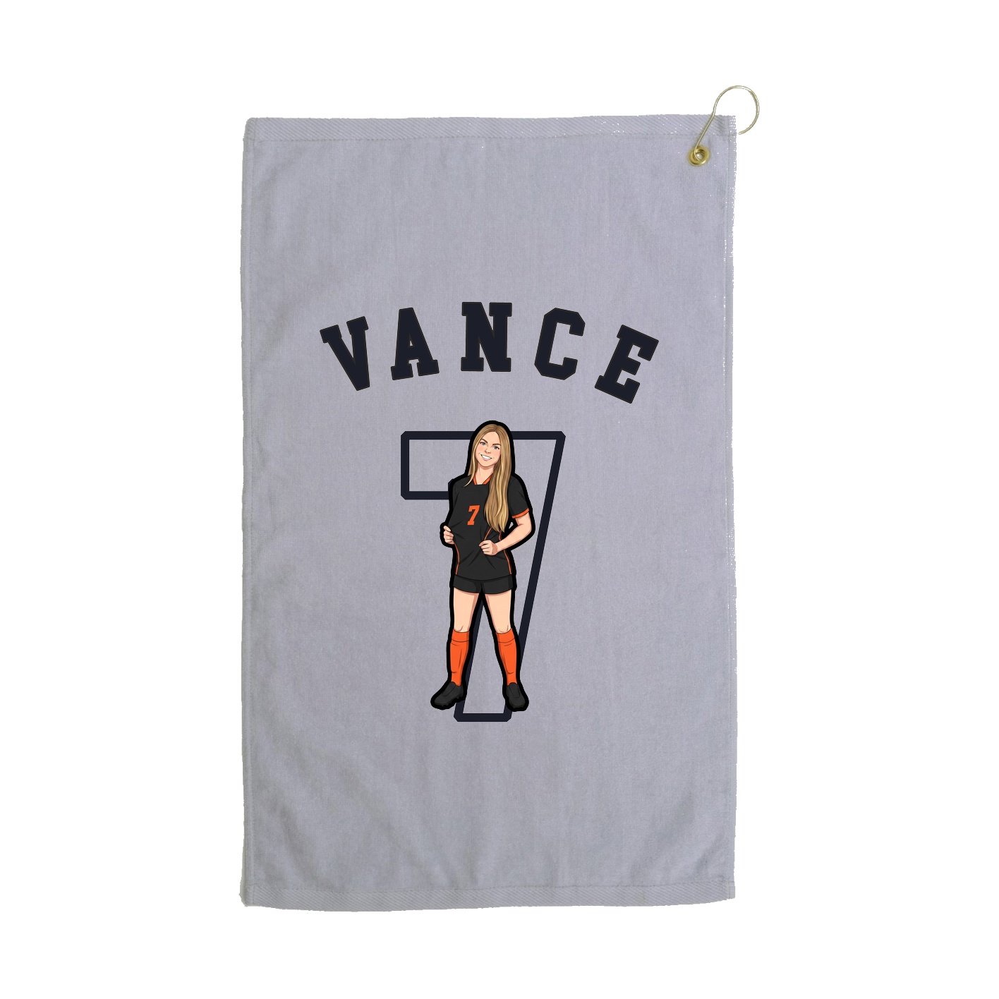 Golf Towel — Shirsey Arch in Grey