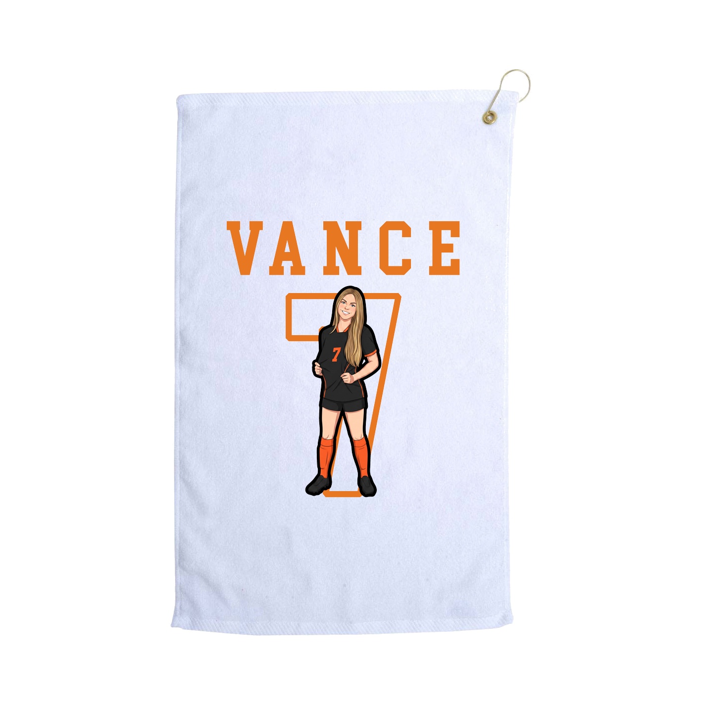 Golf Towel — Shirsey in White