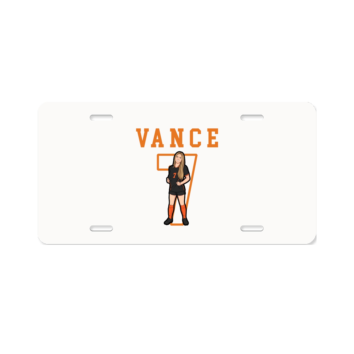 License Plate — Shirsey in Classic