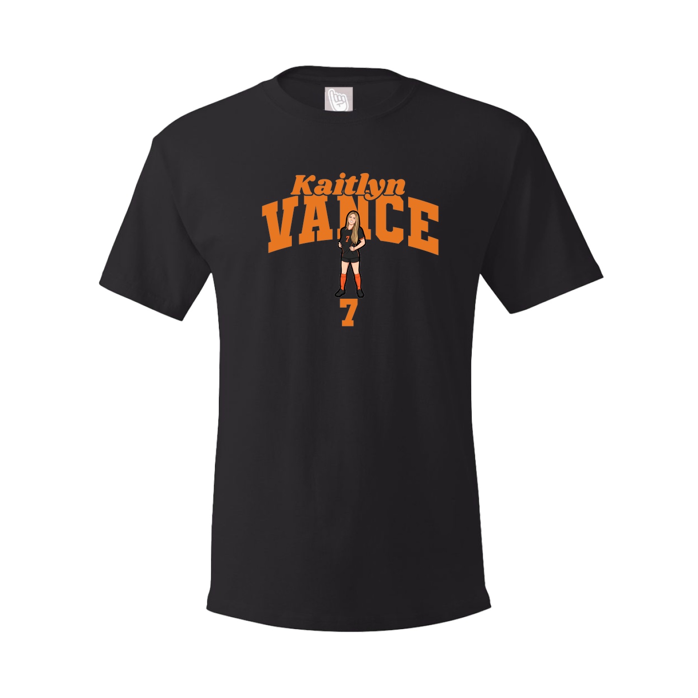 Youth Tee — Signature Arch in Black