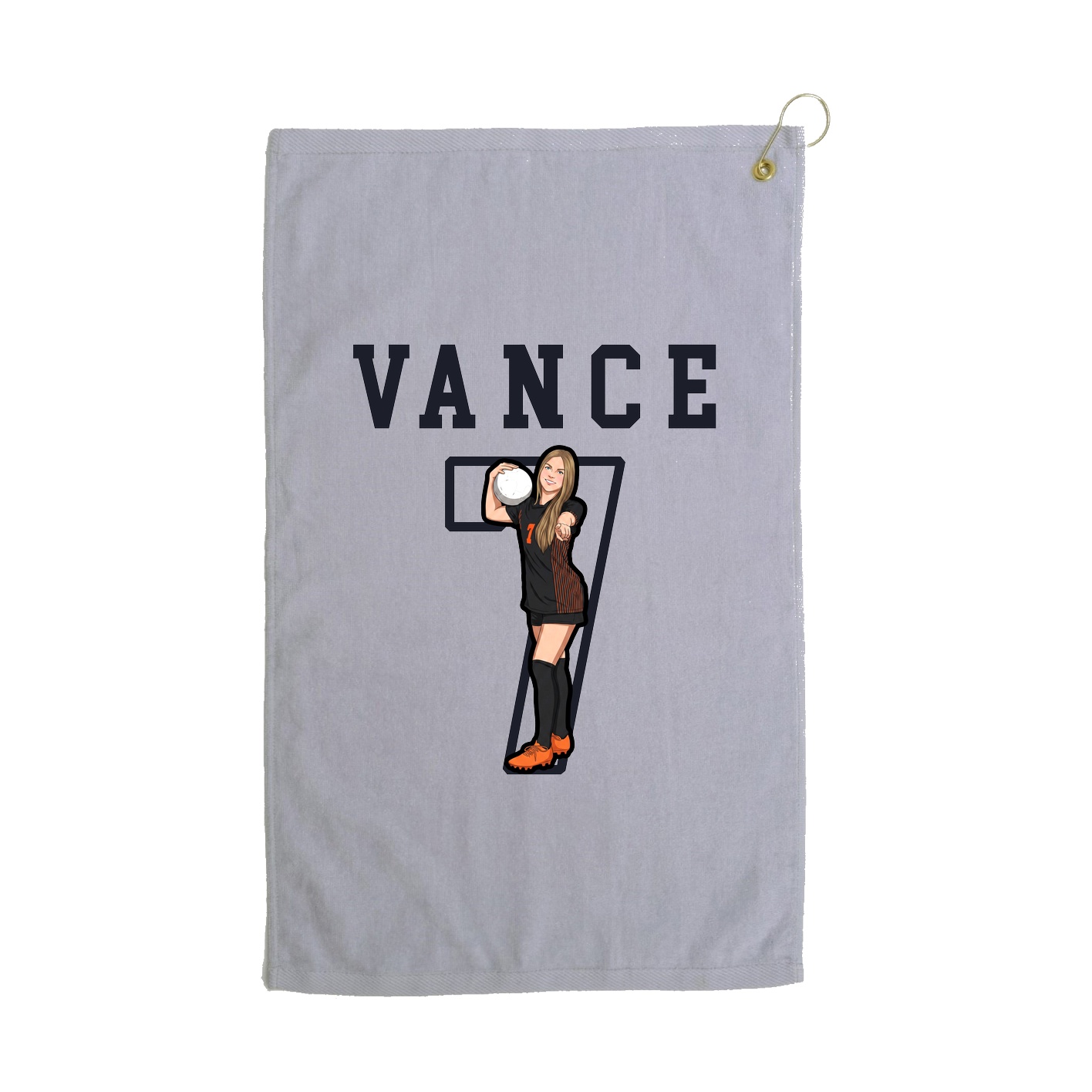 Golf Towel — Shirsey in Grey