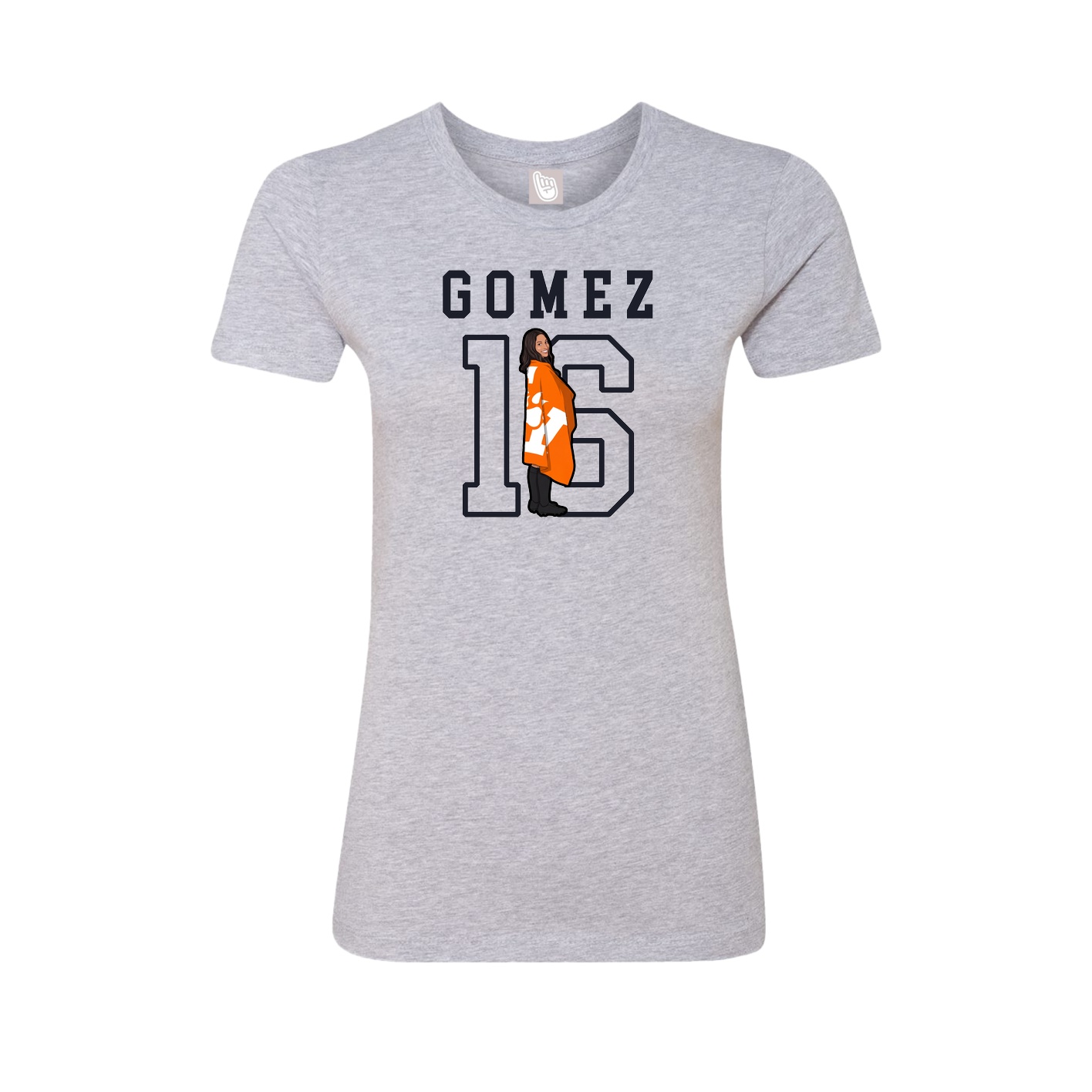 Fitted Women's Tee — Shirsey in Grey